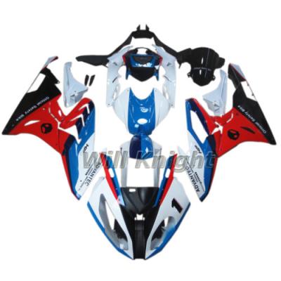 China ABS Injection Motorcycle Body Plastic Fairing Cover Set For BMW S1000RR 2015 2016 Red White Blue for sale