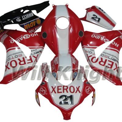 China ABS Injection Plastic Fairing Cover For Honda CBR1000RR 2008-2011 CBR1000 08 09 10 11 Xerox Red White Edition 21 for sale