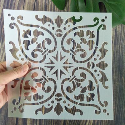 China Paint Tile Drawing Stencil - DIY Tile Flooring Template - Flooring Stenciled Design for sale