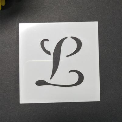 China Drawing Letter Stencils for Painting on Wood, Reusable Plastic Art Craft Stencils with Numbers for sale