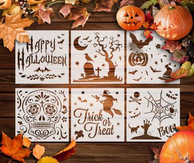 China Halloween Wall Painting Stenciling DIY Template Decorative Set for sale