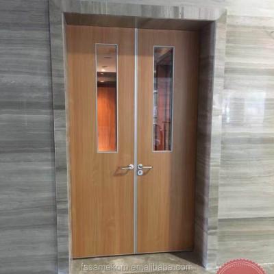 China Modern Wooden Swing Office Entry Door Design for sale