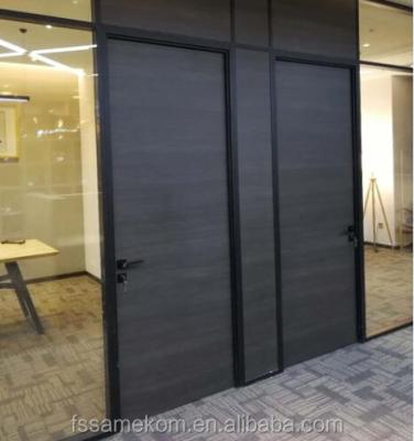 China Modern contemporary wooden office entrance door for sale