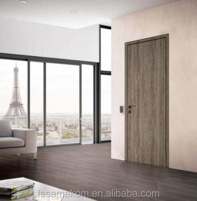 China Dark Gray Interior Swing Oak Door Company , New Oak Inside Door for sale