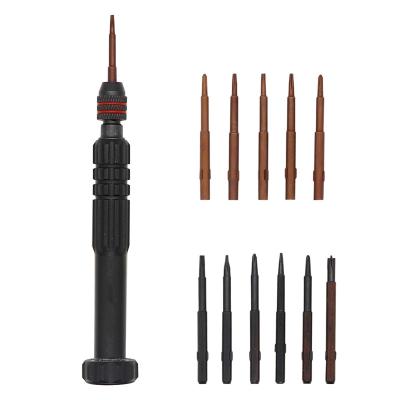 China Multi-Used Screwdriver Head 12 IN 1 Precision Screwdriver Set Pentalobe Screwdriver For iPhone X XS For Repairing Screwdriver Kit Repair Phone Opening Tool for sale