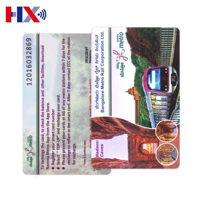 China Factory Price Waterproof/Waterproof Custom Printing Contactless Metro Card RFID Bus Travel Card For Public Transit Ticket for sale