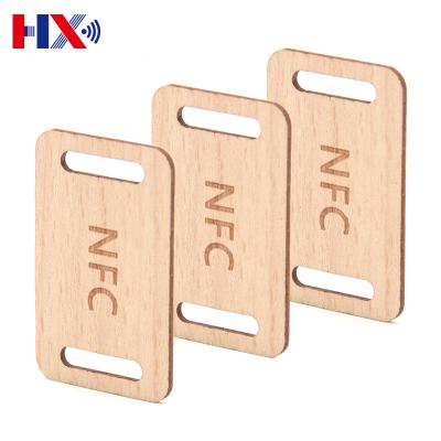 China Customized Waterproof / Impermeable Laser Engraved Biodegradable Wood Rfid Printable Nfc Card for sale