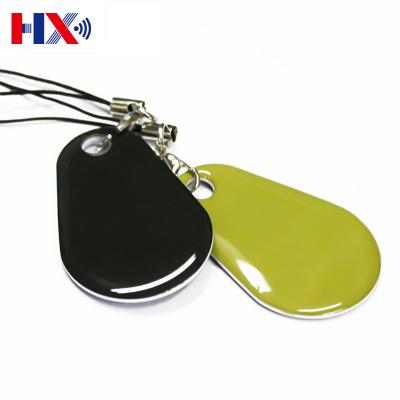 China Free Samples Waterproof / Waterproof Personalized Proximity RFID Key Chain 125 KHz Epoxy TK4100 Access Control Key for sale