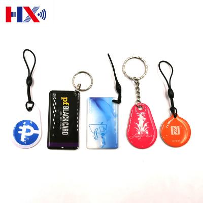 China 13.56mhz RFID Card Keyfob Smart Card NFC Chip Tag Card For Access NFC Chip Tag Card For Access Waterproof Epoxy Key Chain for sale