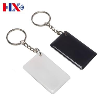 China Wholesale NFC Waterproof/Waterproof Keyfob Tow Sides Epoxy Card School RFID Factory Price Access Control Epoxy Keyfob for sale