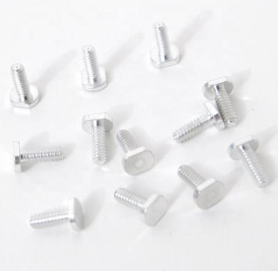 China Aluminum Flat Head Screw CNC Turning Screw / Aluminum Screw for sale