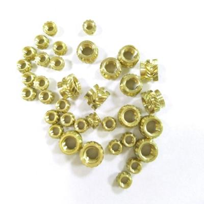 China insert knurled round nuts through threaded inserts nut / brass nut M2-M64 for sale