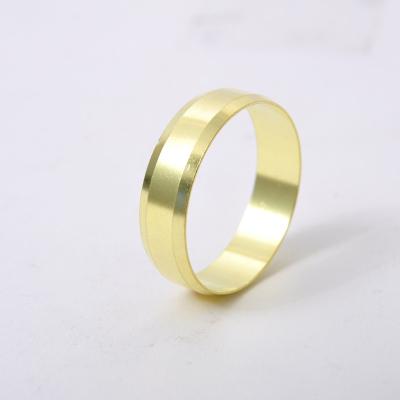 China Brass CNC Lathe Ferrule Fitting / Banding Ferrule Fitting / Hydraulic Ferrule Fitting Custom Size for sale