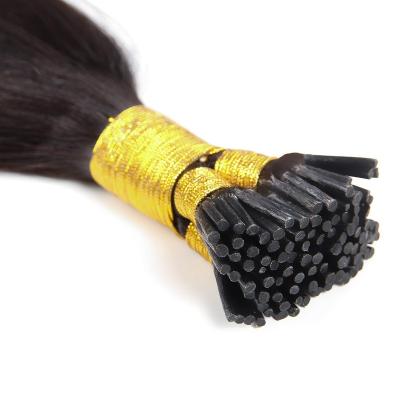 China Cuticle Aligned Hair Tangle Free No Split Ends No Stick Remy Hair Extensions Pre Bonded I Tip Hair Extension Double Stick I Tip Hair Extension for sale