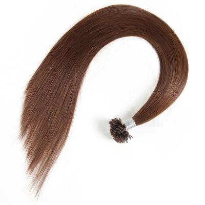 China Wholesale 100% Cuticle Straight Human Remy Aligned European Hair No Shedding No Tangle Natural Flat Tip Hair Extension for sale