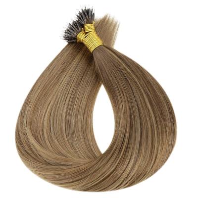 China Wholesale Cuticle Aligned Hair Double Drawn No Tangle No Any Tips Remy Hair Extensions Cuticle Tip Nano Ring Nano Hair Extensions for sale