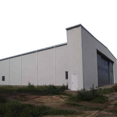 China Steel Hangar for Niger Army Modern Steel Structure Prefabricated Aircraft Hangar for sale