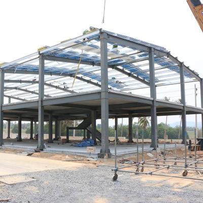 China Mordern Steel Structure Modern Prefab Market Building for sale