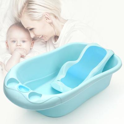 China 100% 2018 Eco-Friendly Hot Sale Baby Tubs With Plug Wholesale Shower Bath Universal Baby Tub Non-Slip Baby Bath Bucket for sale