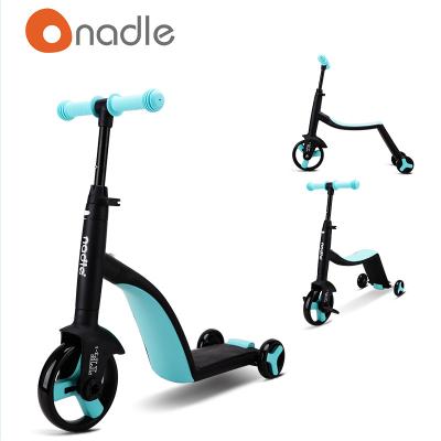 China 2019 New Height Adjustable Handlebar Design Folding 3 Wheel Ergonomic Child Scooter for sale