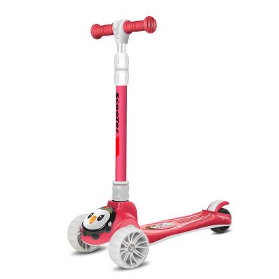 China New Foldable Child Scooters and Children's Scooters with Music Wheels and Light Three Wheels for sale