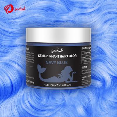 China Factory Manufacture Hair Color Temporary Hair Dye Easy Coloring Hair Color Cream Purple Permanent for sale