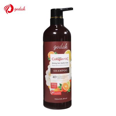 China Godak OEM Vitamin C B2 Curly Hair Shampoo Deep Antioxidant Hair Care Shampoo and Conditioner for sale