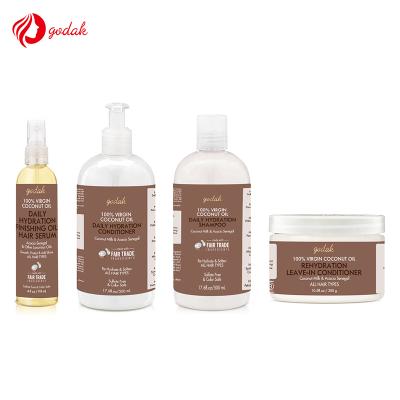 China Nourishing Natural Coconut Oil Set To Reduce Frizz And Deep Hydration Hair Oil for sale