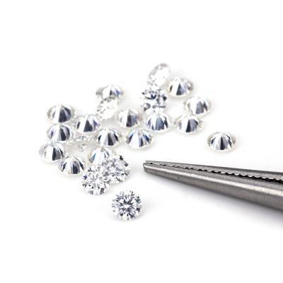 China Color Play or Fire Kaisney Wholesale price Melee moissanite Round cut 0.8-2.9mm D VVS Moissanite diamond loose gemstone for Jewelry making for sale