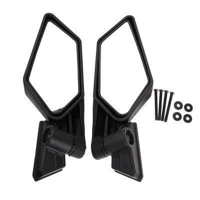 China Plastic+Glass Motorcycle UTV Rearview Side Mirror For Box Am Maverick X3 2017 2018 2019 Handle Bar End Rear View Side Mirrors for sale