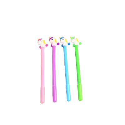 China Stationery Cute Plastic Creative Novelty PVC Fashion Design Multicolor Unique Gel Ink Pen for sale