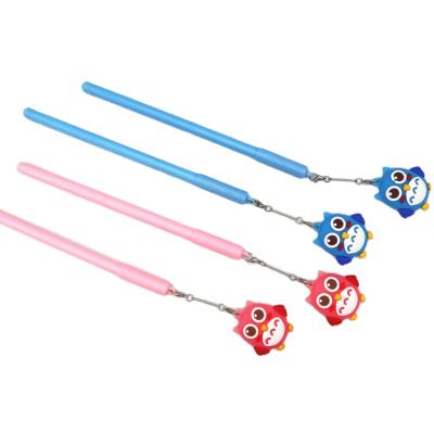 China Cute Korean Style Cartoon Fashion Multicolor Creative Stationery Owl Pendant Pen for sale