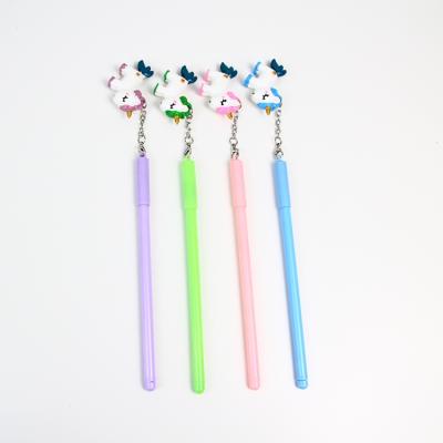 China Cute New Products Novelty Resin Pendant Pen Available Many Colors Many Patterns Cartoon Shape for sale