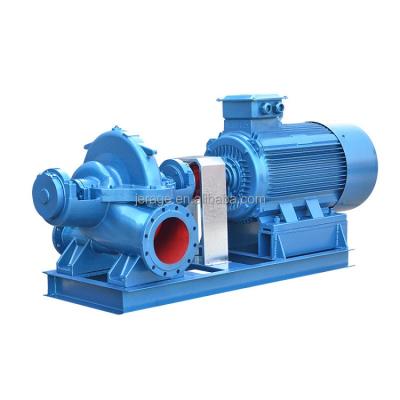 China High Efficiency Single stage horizontal large capacity LOSW high pressure centrifugal water split case double suction pump with motor for sale