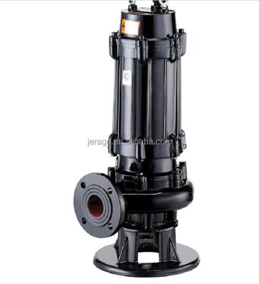 China High Efficiency High Pressure 15t/h 15m Submersible sewage pump non clog pump with cutting knife 380V submersible sewage water pump for sale