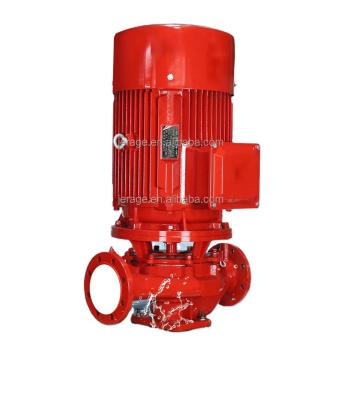 China Commercial Buildings Fire fighting jockey centrifugal 100 gpm 200psi fire pumP engine  single stage vertical inline pump for sale