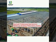 Easy Build Prefabricated Steel Structure Warehouse Workshop Plants Factory Building