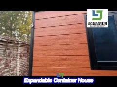 20ft 40ft expandable container house double wing customized layout