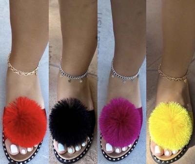 China New Fashion Trend Designer Slippers Ladies Slippers Upper Colorful Slippers For Women for sale