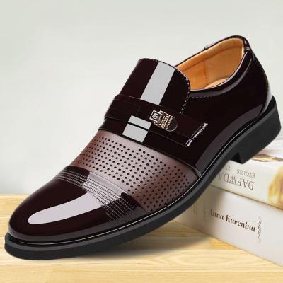 China Largest Size 48 Flat Men Slip On Business Elegant Wedding Shoes Men's Leather Shoes for sale