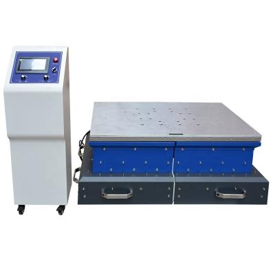 China New Design Large Frequency Horizontal Vertical Electromagnetic Vibration Test Bench 500*500*250mm for sale