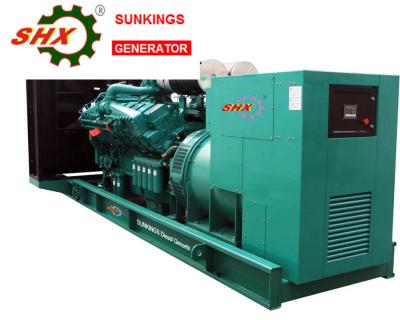 China 60hz 6.3kv 1000KW Cummins open type generatoren Te koop