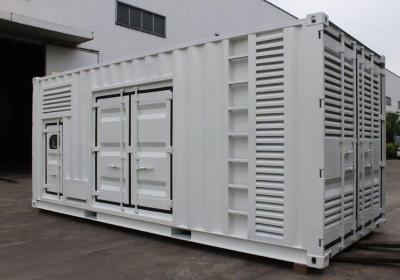 China Dieselgenerator-schalldichte containerisierte Dieselaggregate 1MW des Behälter-1250kva zu verkaufen