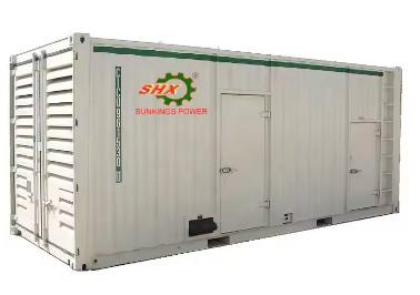 China 1650KVA  Diesel Generator Set with Container Power Engine SHX Diesel Generat Super Silent Electric Generator Plant for Different Application for sale