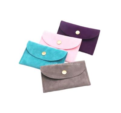 China Soft / Luxury / Fashion Custom Made Pouch Jewelry Suede Velvet Pouch Bag Popular Product Suitable Quality Price Guarantee for sale