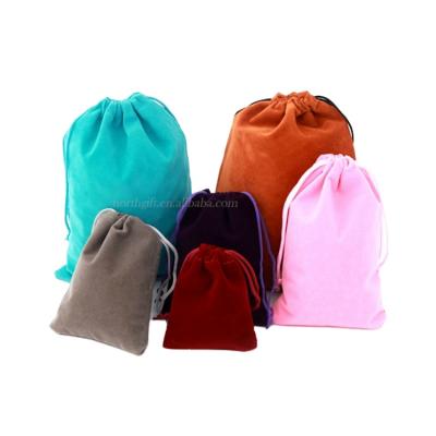 China Soft/Luxury/Fashion Factory Selling Various Product Widely Used Popular Suede Pouches Jewelry Drawstring Pouch Custom Packaging With Logo for sale