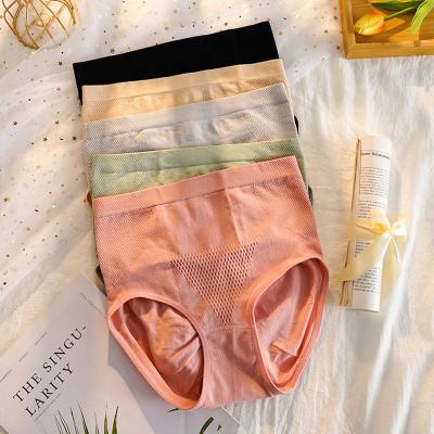 China Wholesale Graphene Antibacterial Comfortable Seamless High Waist Body Shaping Underwear Women's Panties for sale