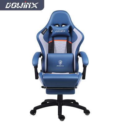 China Reclining PC Gamer (Height) Adjustable Leather Pillow Racing Style Office PC Racing Gaming Chair With Wheels for sale