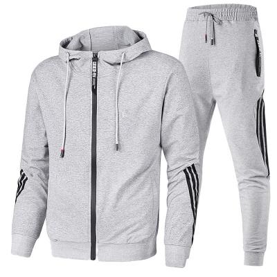 China CS06M Wholesale Yoga Breathway Fitness Zipper Jogging Suit Sportswear 2 Pieces Set Mens Sports Clothing Tracksuit Sweatsuit for sale