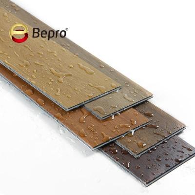 China Modern Waterproof 4mm PVC Vinyl Interlock Click LVT SPC Flooring for sale